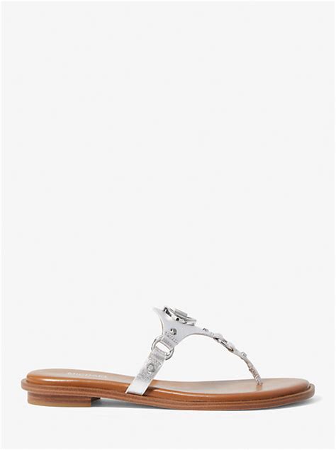 Conway Metallic Leather Sandal 